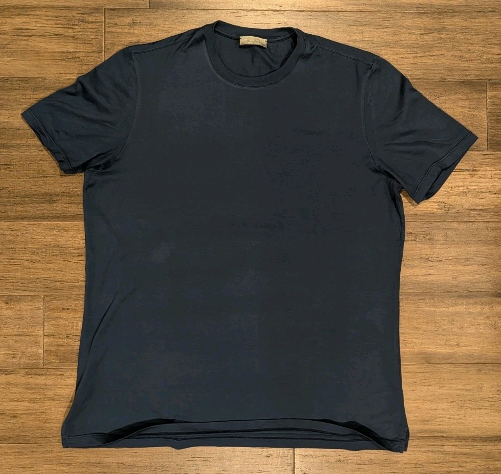 Girelli Bruni Navy T-Shirt 100% Cotton Size EU 56 Made In Italy Short Sleeve gallery