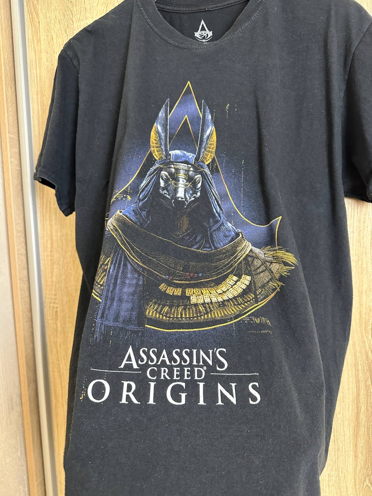Assassins Creed Origins Game T Shirt Mens Size M Black Xbox Playstation Sega gallery