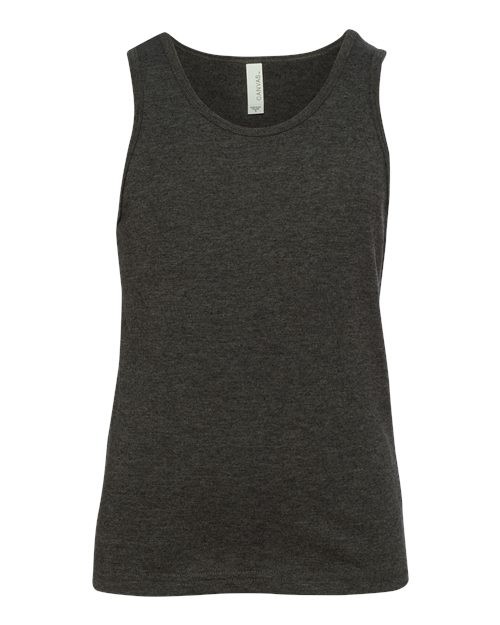 BELLA + CANVAS Youth Heather CVC Tank - 3480YCVC gallery