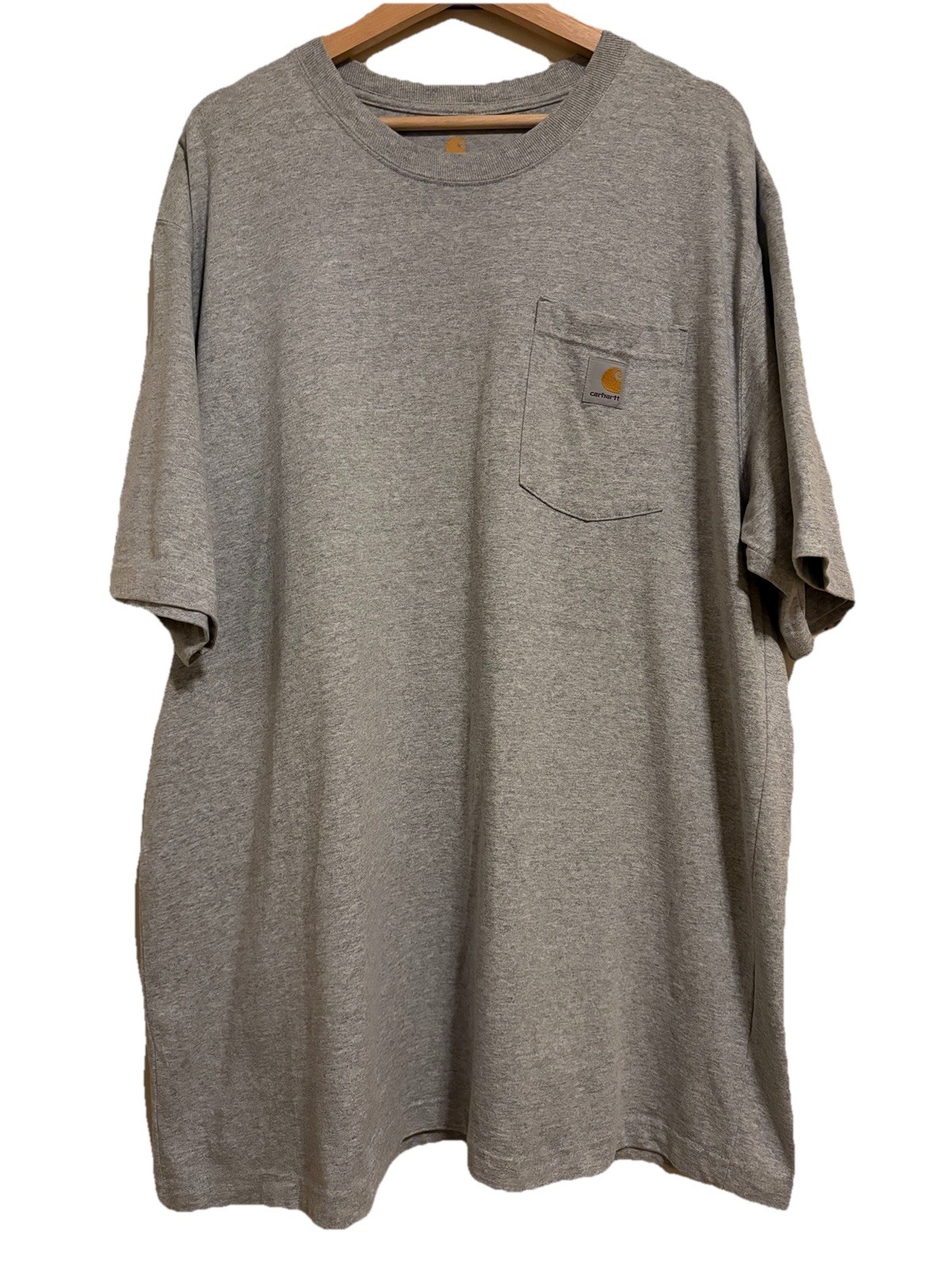 Carhartt Pocket T-Shirt Mens Large Original Fit Blue Short Sleeve Workwear