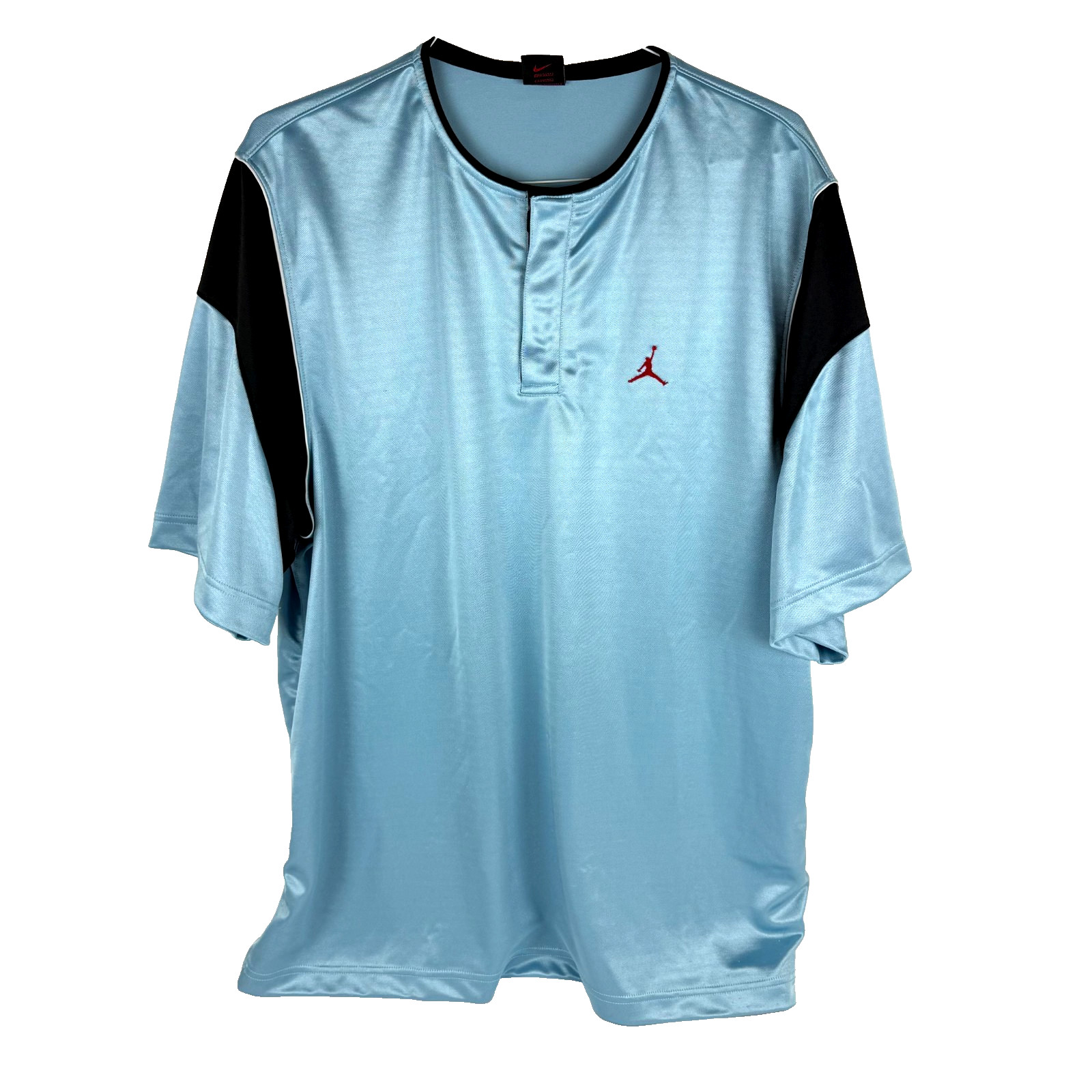Vintage Nike Air Jordan Warmup Jersey 1990s Jumpman Logo Relaxed Fit Mens Size L gallery