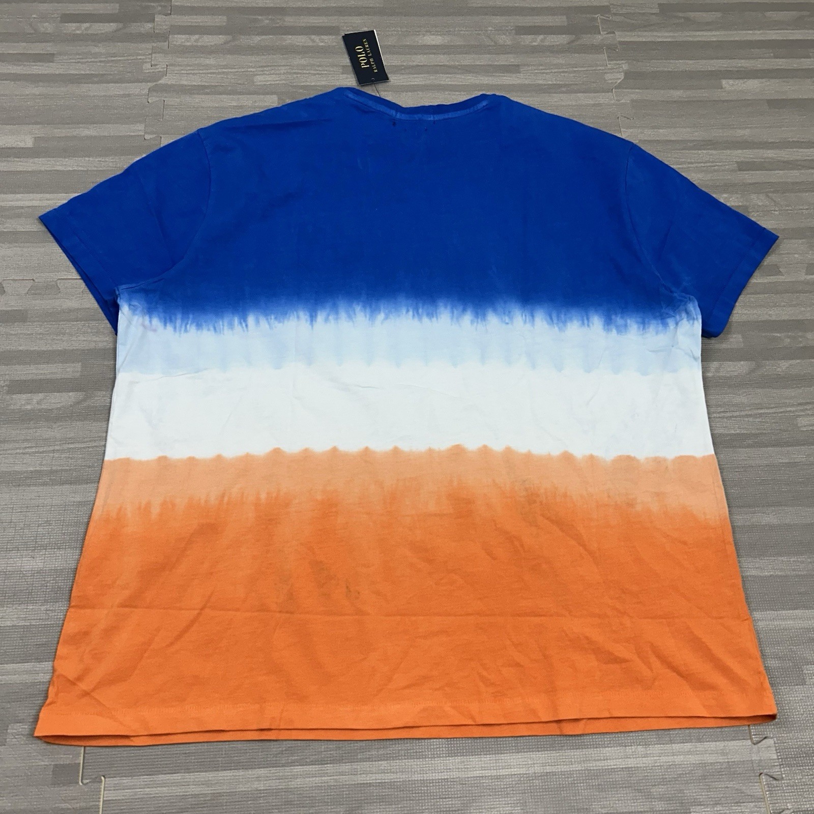 Polo Ralph Lauren Multi-Color Ombre Print T-Shirt Mens Size XL Short Sleeve $69 gallery