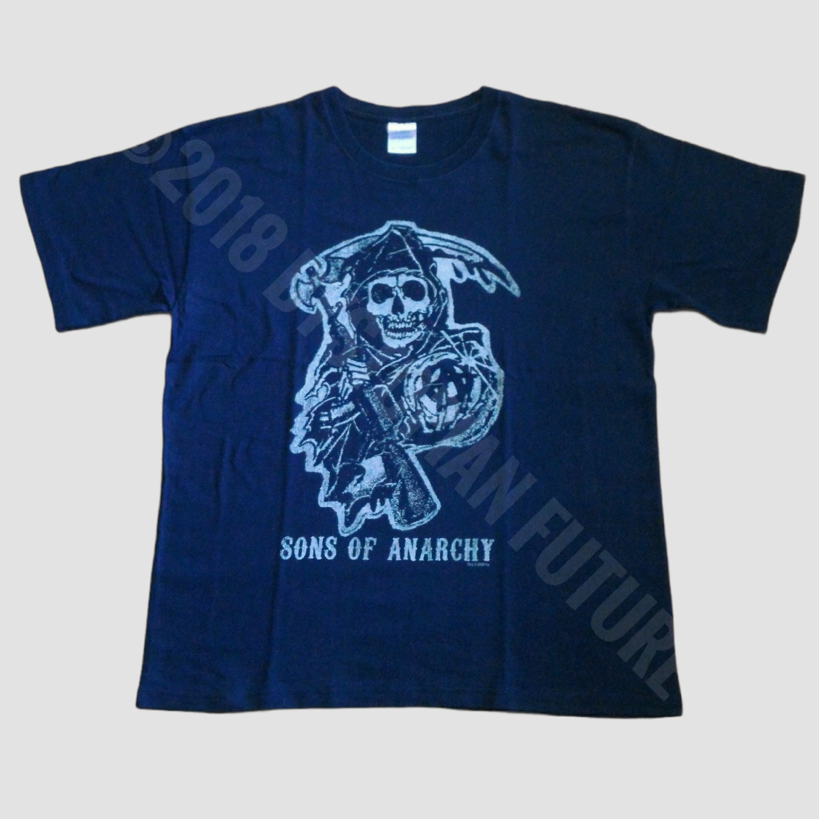 ©2008 Sons Of Anarchy Grim Reaper Motorcycle Club Redwood Original SAMCRO Tshirt