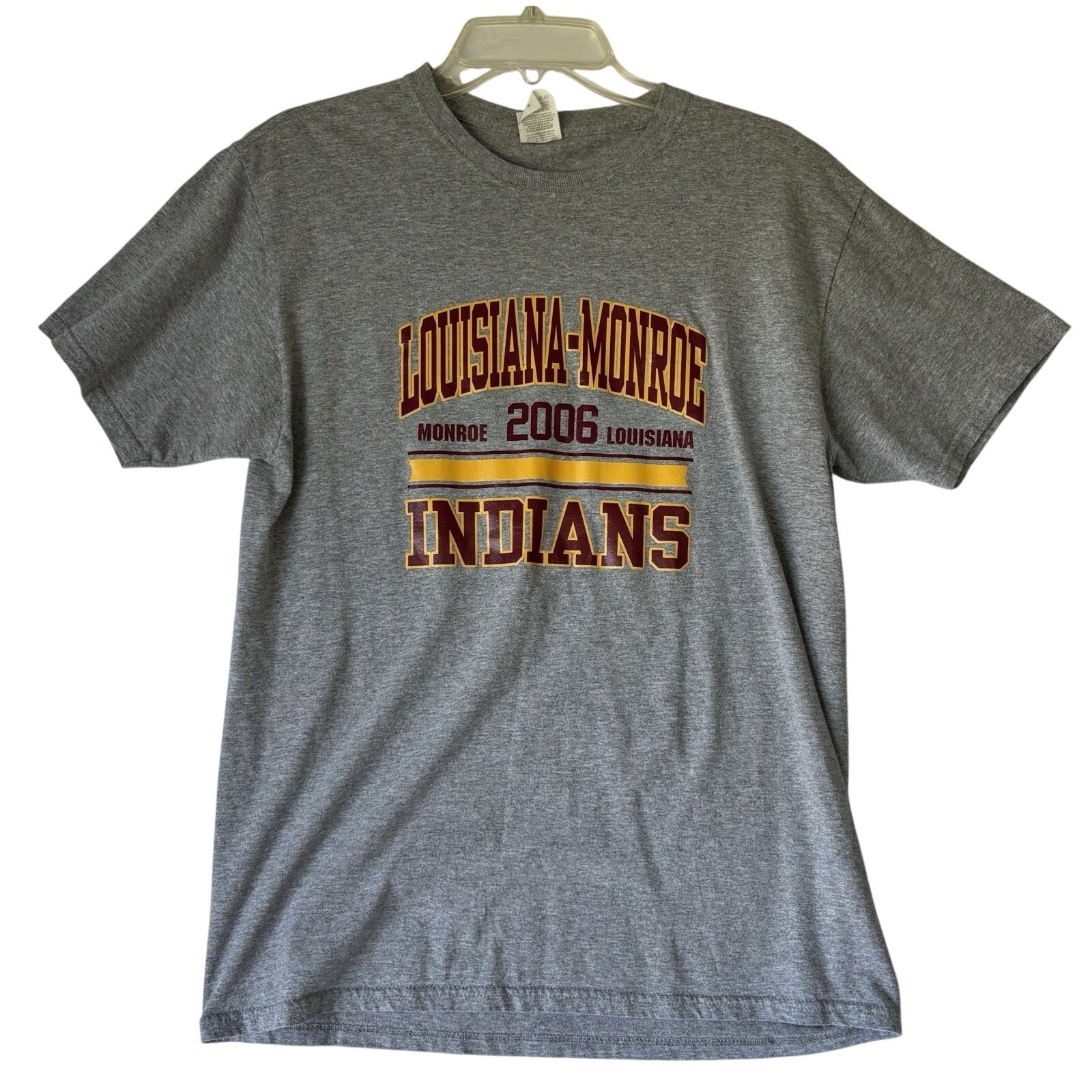 Louisiana-Monroe Indians 2006 T-Shirt Gray Mens Medium ULM gallery