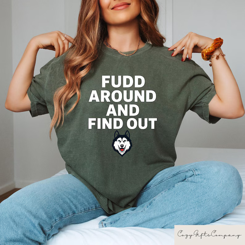 Retro Fudd Around Find Out Comfort Colors Tee gallery