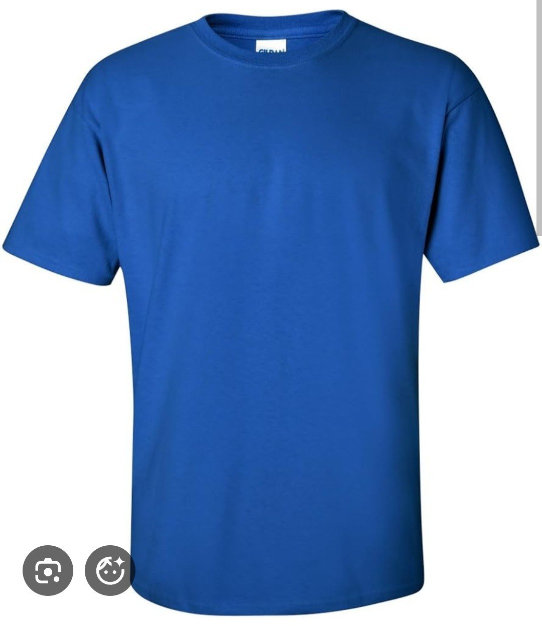 (Set of 3) NEW Gildan Men’s Plain Crew Neck T-Shirts Size Medium Royal Blue