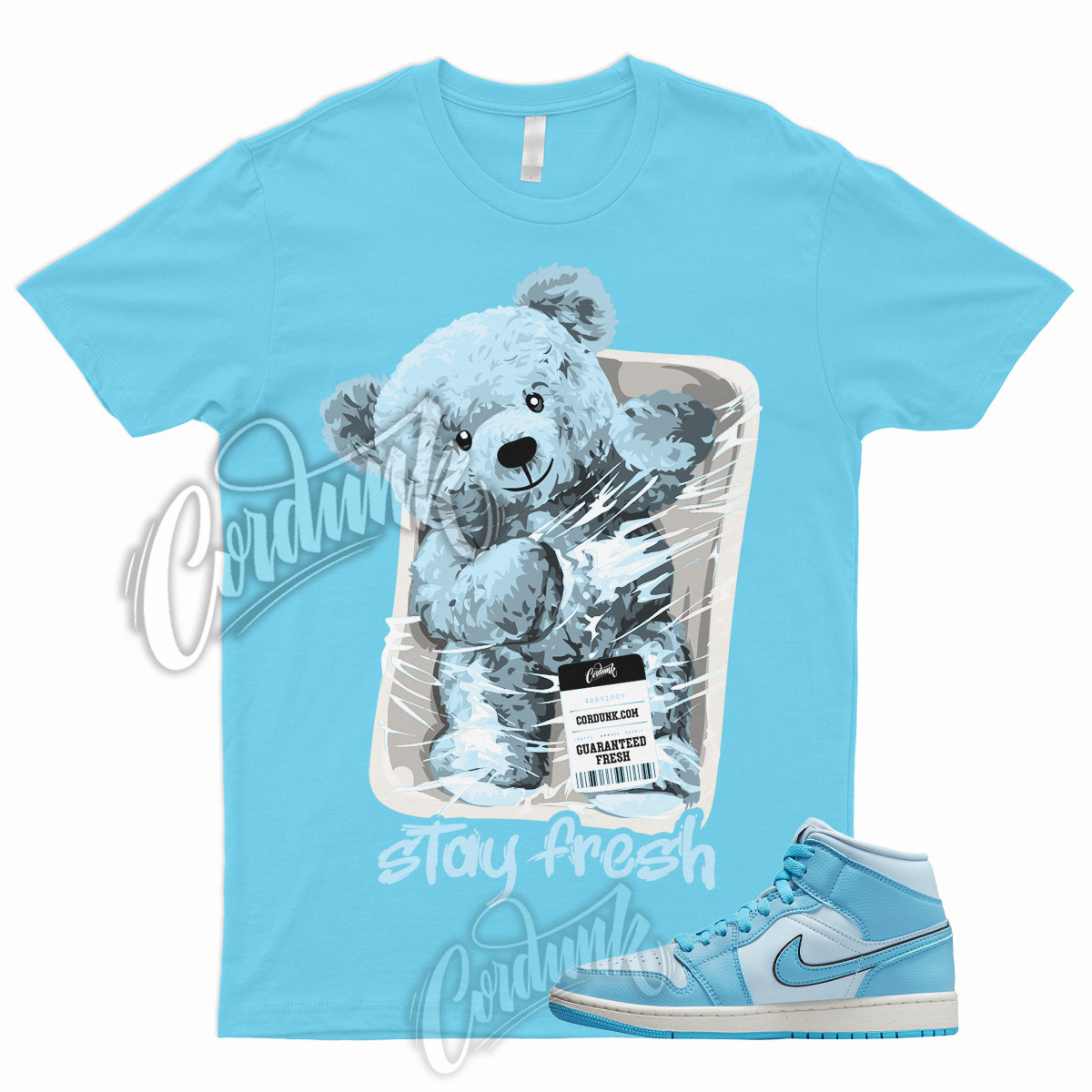 STAY Shirt for J1 1 Mid University Blue UNC Ice Chill Argon Ocean 90 95 Pacific