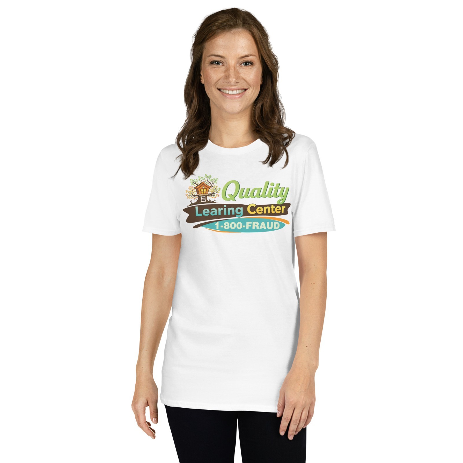 Quality Learing Center - 1800 FRAUD Day Care - Funny Pop Culture Unisex T-Shirt gallery