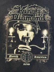 King Diamond Official Merchandise North American Tour 2019 (100% Pure Evil) L