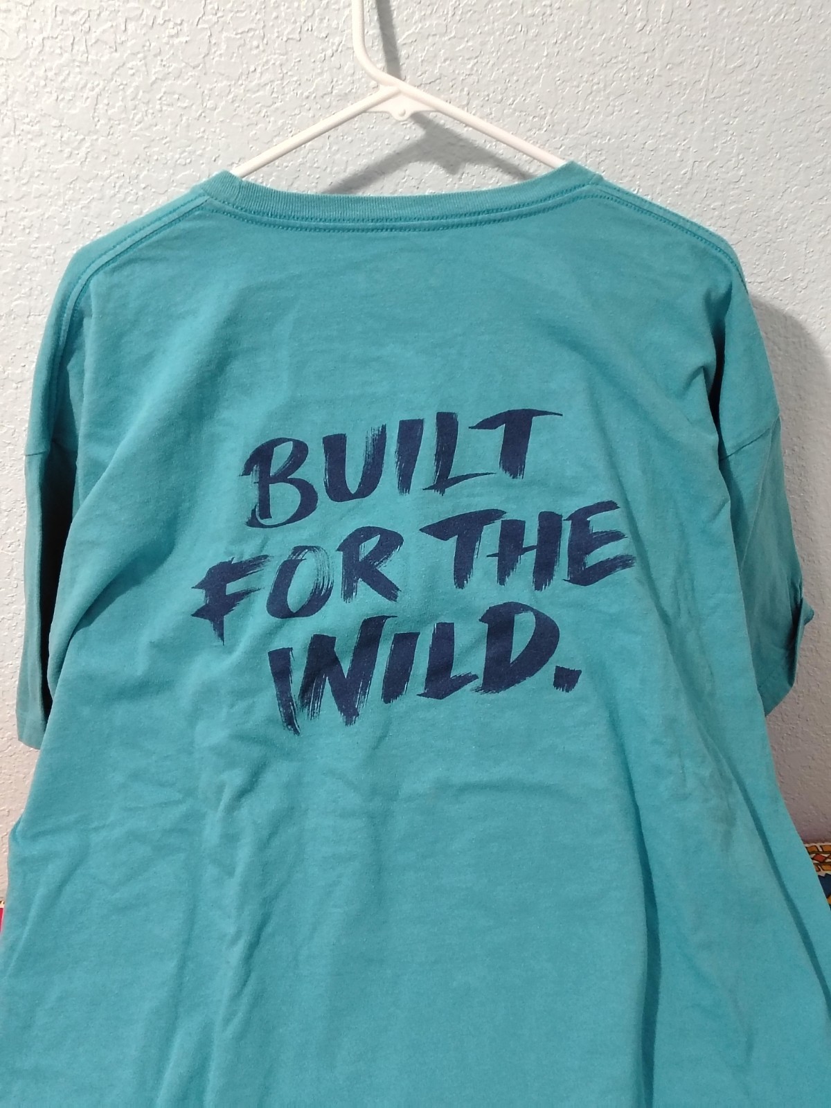 Yeti Tshirt spell out Graphic 2XLarge Blue cotton free shipping B120 gallery