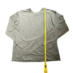 Columbia Men’s Heathered Gray Long Sleeve Shirt, Size XL, Thin/Lightweight