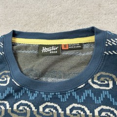 Howler Brothers TShirt Men’s Medium Jacquard Knit Crewneck Tribal Shortsleeve