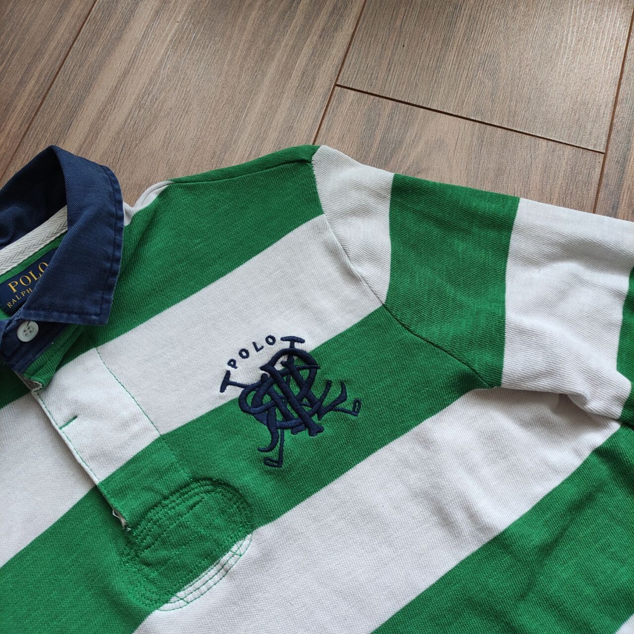 Polo Ralph Lauren Rugby PRL 67 Open Regatta Striped Long Sleeve Shirt , Size S gallery