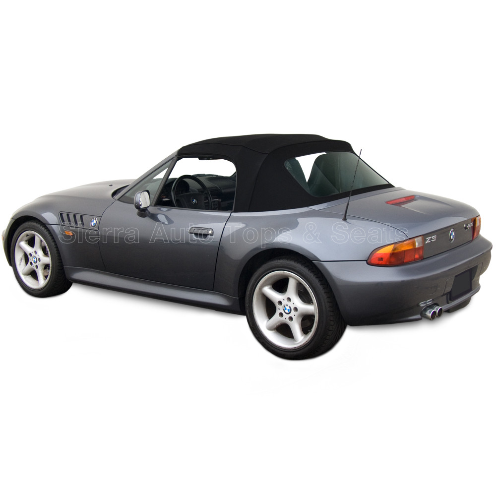 BMW Z3 Convertible Top in Black Cloth with Plastic Window