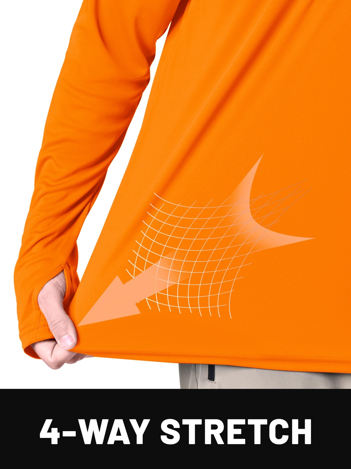UPF50+ Men's Long Sleeve Fishing Shirts UV Protection Hoodie Casual Sport Shirts gallery