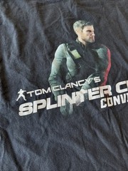 Promo Tom Clancy’s Splinter Cell Conviction Xbox 360 T-Shirt Cisco Hanes XL