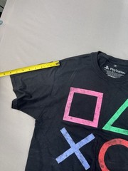 Playstation Controller Button Logo Men’s Unisex T-Shirt Size Medium M Black
