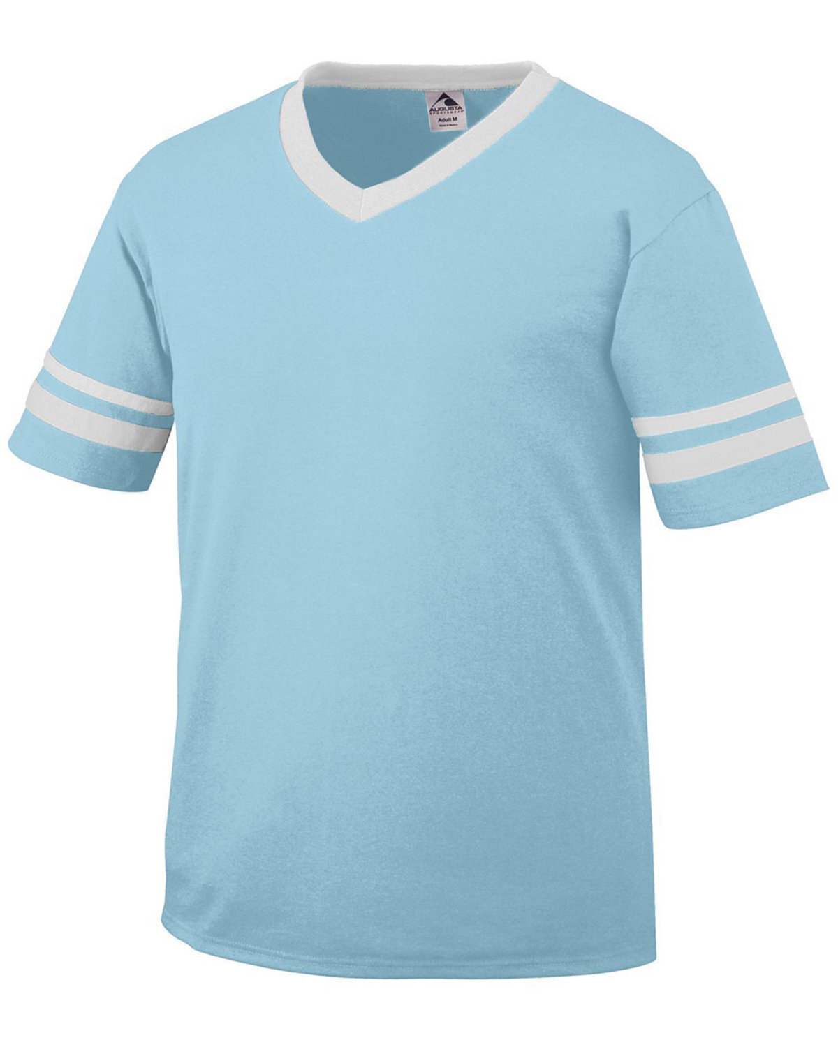 2 Pack Of Augusta Sportswear 360 Adult V-Neck Tee Sleeve Stripe Jersey T-Shirt gallery