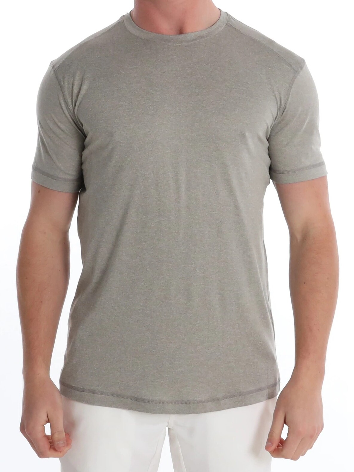 NEW AndersonOrd Butter T Men's T-Shirt GREY HEATHER Athletic Golf Gym UPF 50+ gallery