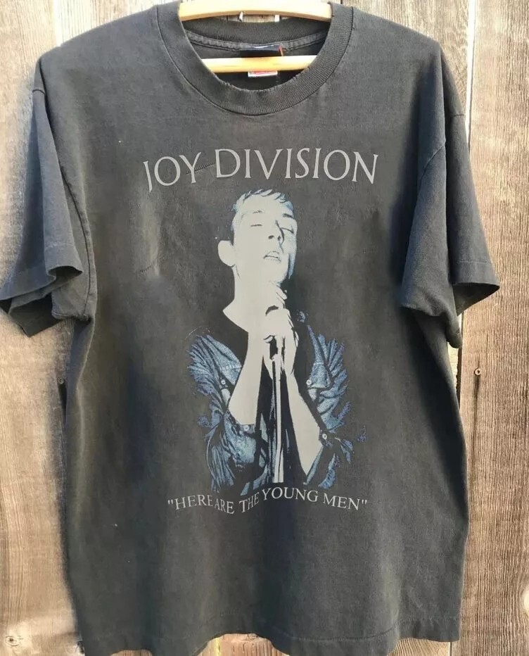 Joy Division Shirt, Joy Division Retro Style Charcoal Unisex T-shirt S-5XL gallery