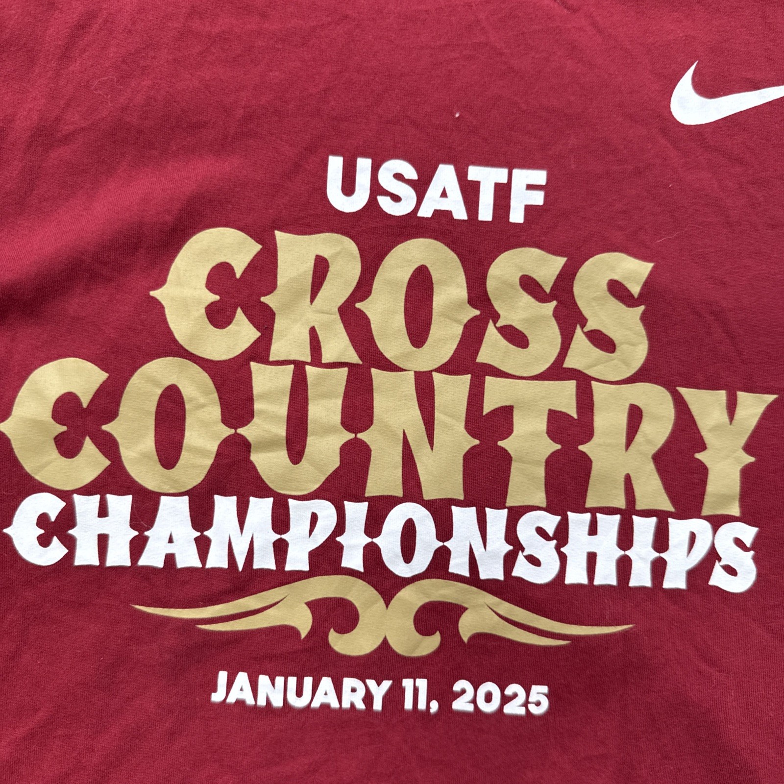 Mens M USA Track & Field Cross Country Championship T Shirt 2025 Nike Lubbock TX gallery