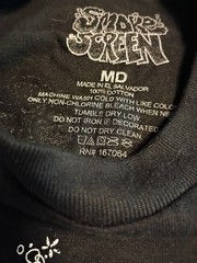 Men’s Smoke & Screen Dual Graphic Summer 23′ Tour T-Shirt Black M New