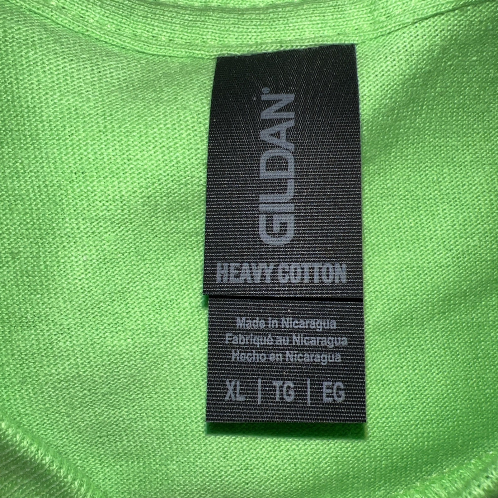Gildan Mens G500 Solid Heavy Cotton Plain Short Sleeve Green Casual Fit T-Shirt gallery