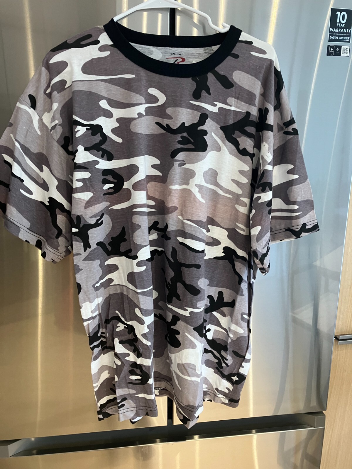 Rothco Military Tactical grey Camouflage short Sleeve t shirt sz 2xl XXL NEW gallery