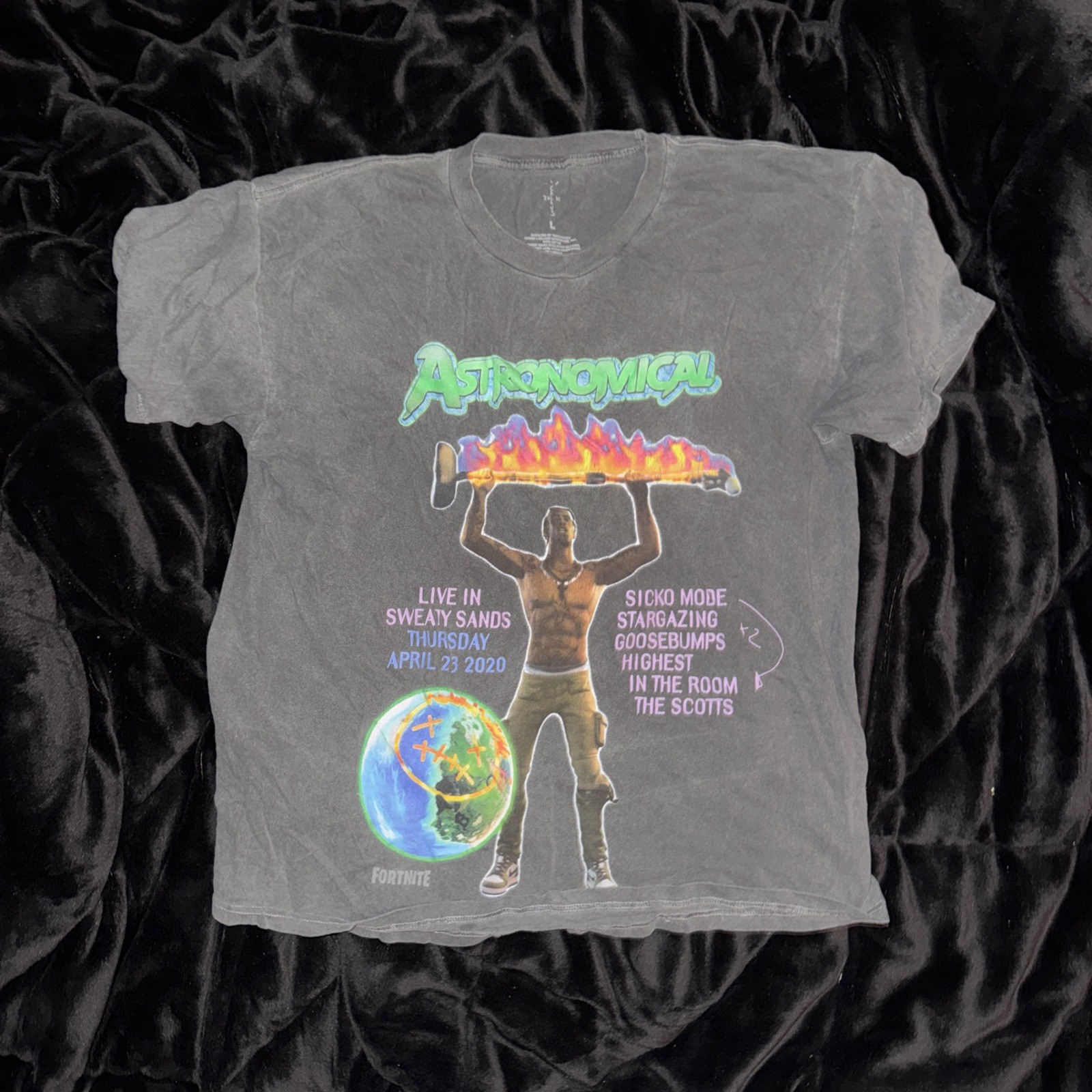 Travis Scott Cactus Jack Fortnite 2020 T-Shirt large L gallery