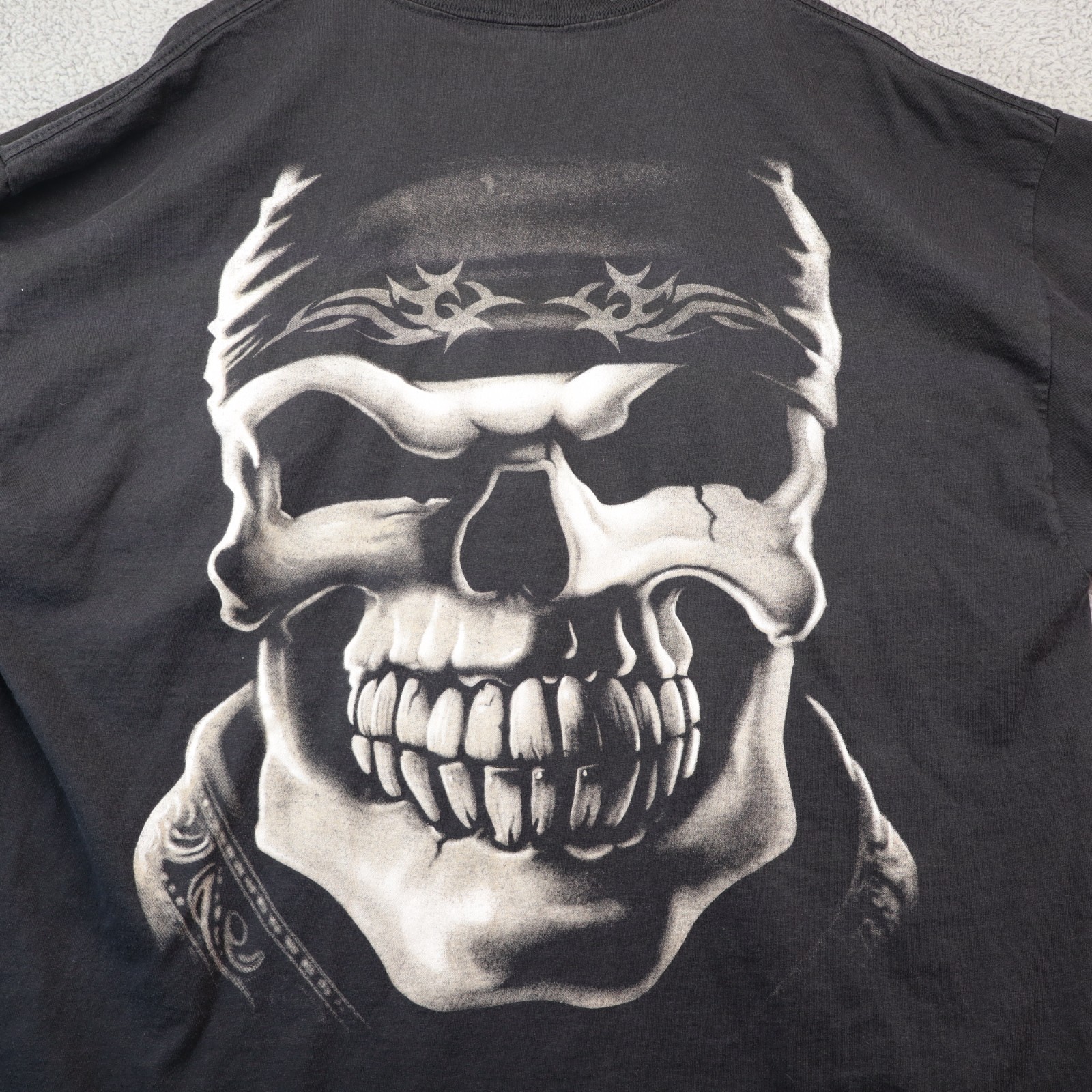 Sturgis Shirt 3XL Motorcycle Bike Rally Big Skeleton Y2K Biker GUC 2009 gallery