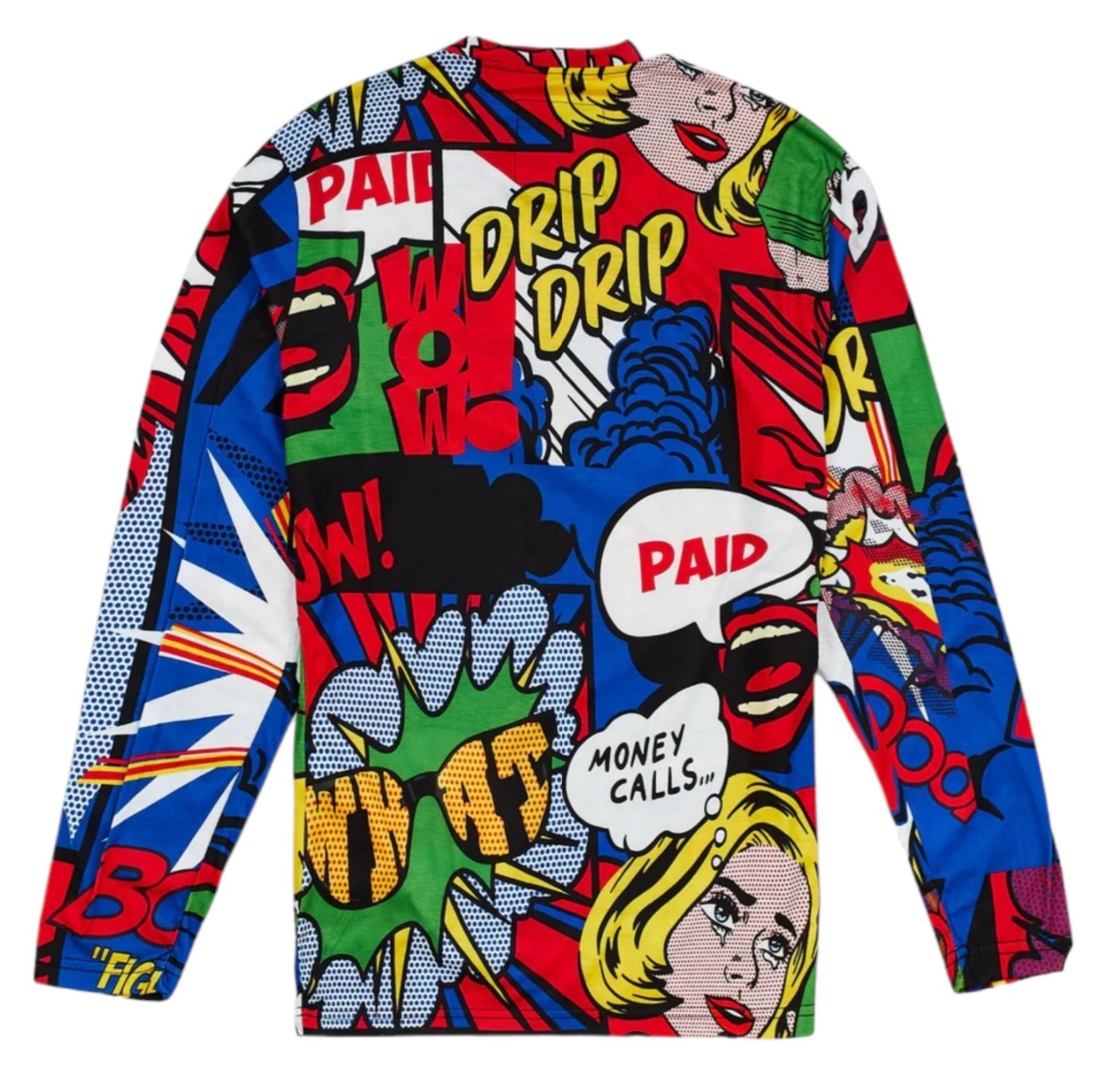 Reason Men's Pop Art Comic SHIRT - Red, Blue, Green gallery