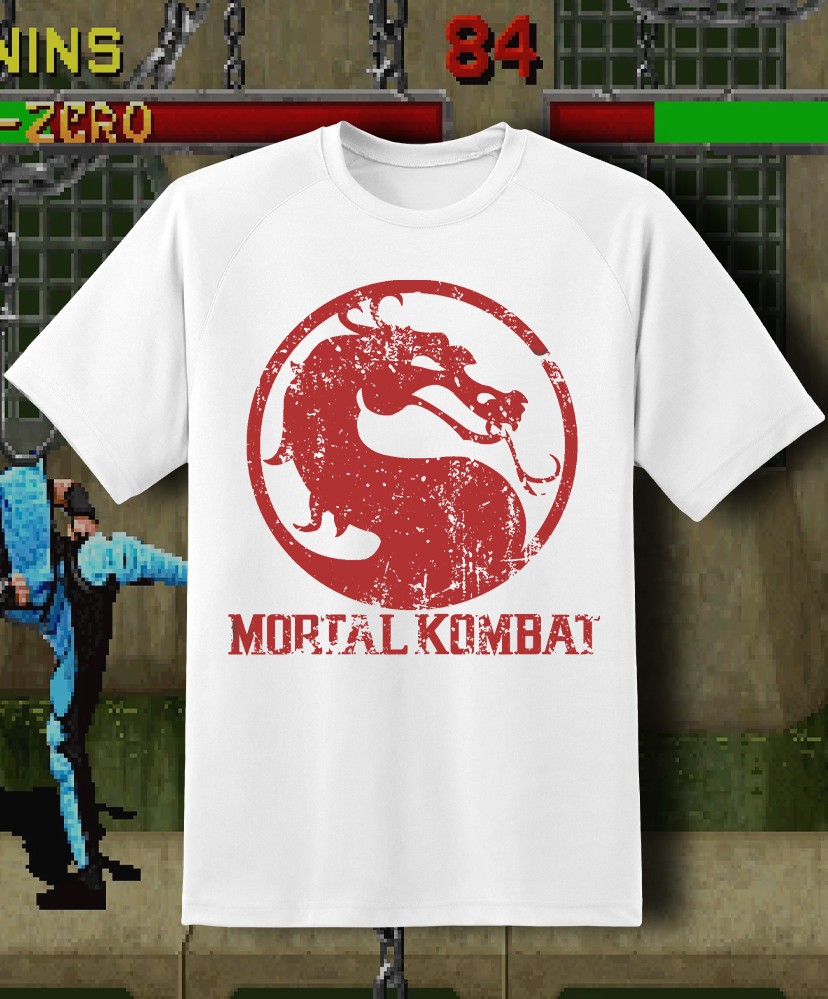 Mortal Kombat Classic Logo Shirt Adult & Youth sizes up to 6XL Fast Ship!! gallery