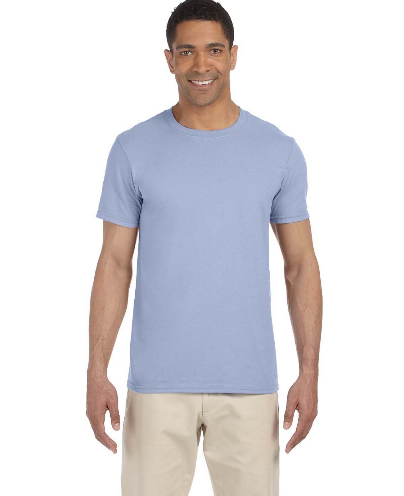 Gildan Plain Cotton T-Shirt Short Sleeve Solid Blank Design Tee Men Tshirt S-XXL gallery
