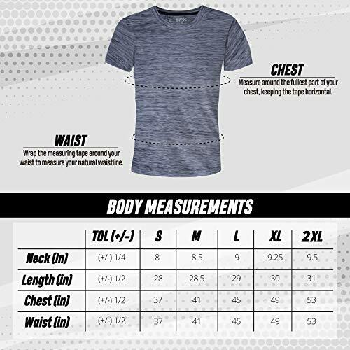 Men’s Dry-Fit Active Athletic Crew Neck T Shirts Running Workout gallery