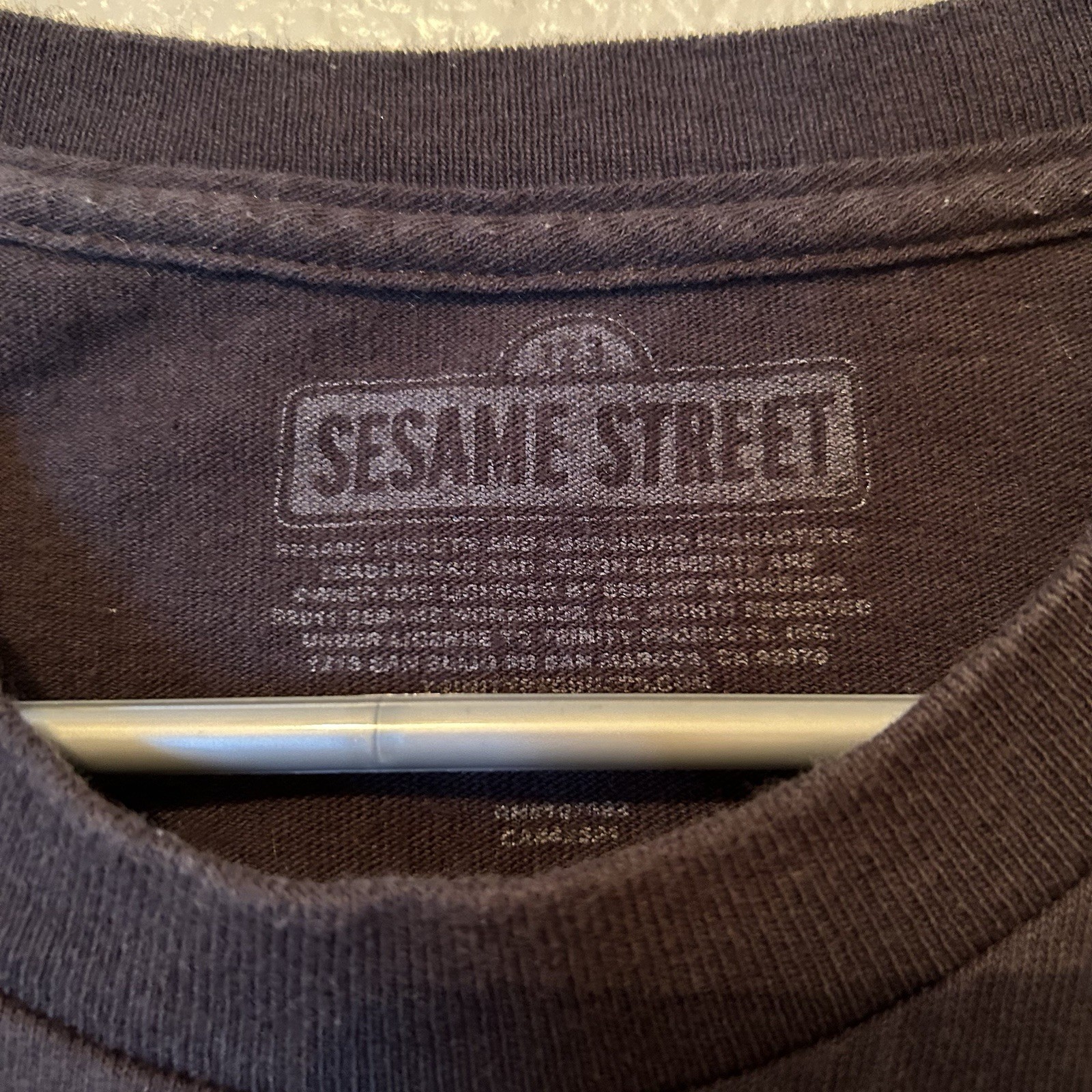 Vintage Sesame Street Run ABC Shirt XL Cookie Monster Elmo Hip Hop Run DMC BG17 gallery
