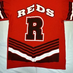 Vintage Sz XL? Cincinnati Reds Big Graphic AOP Single Stitch T-Shirt Salem Sport