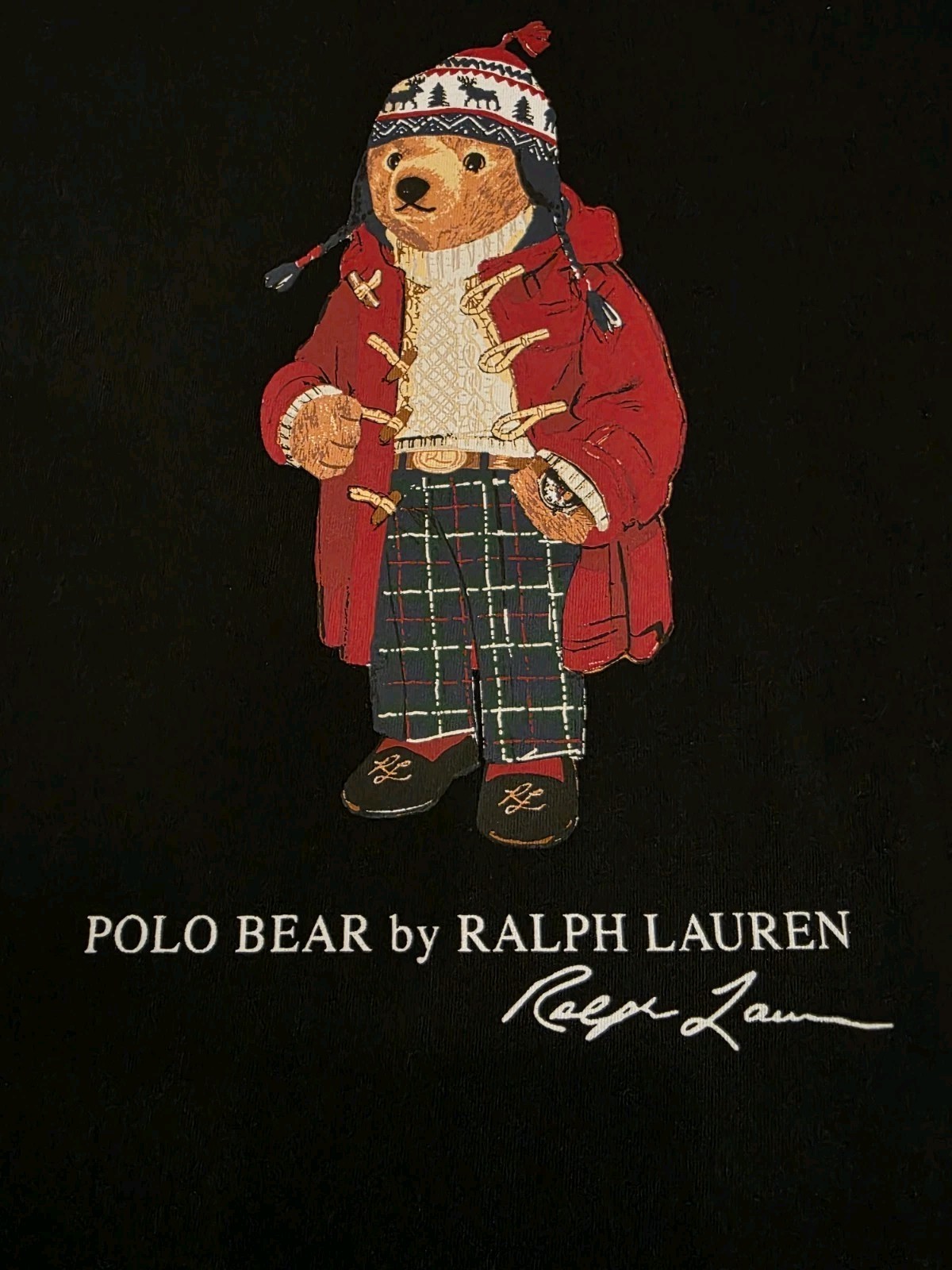 Polo Ralph Lauren Polo Bear Holiday Jersey T-shirt- Size XL Classic Fit gallery