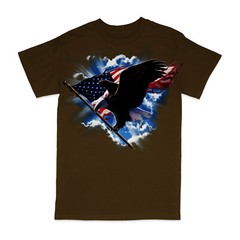 Patriotic American Eagle USA Red White And Blue Mens Short Sleeve T-Shirt 17995D