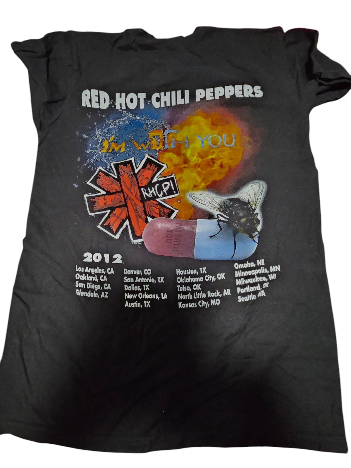 Red Hot Chili Peppers 2012 RHCP I’m With You Shirt XSmall No Tag See Measurement gallery