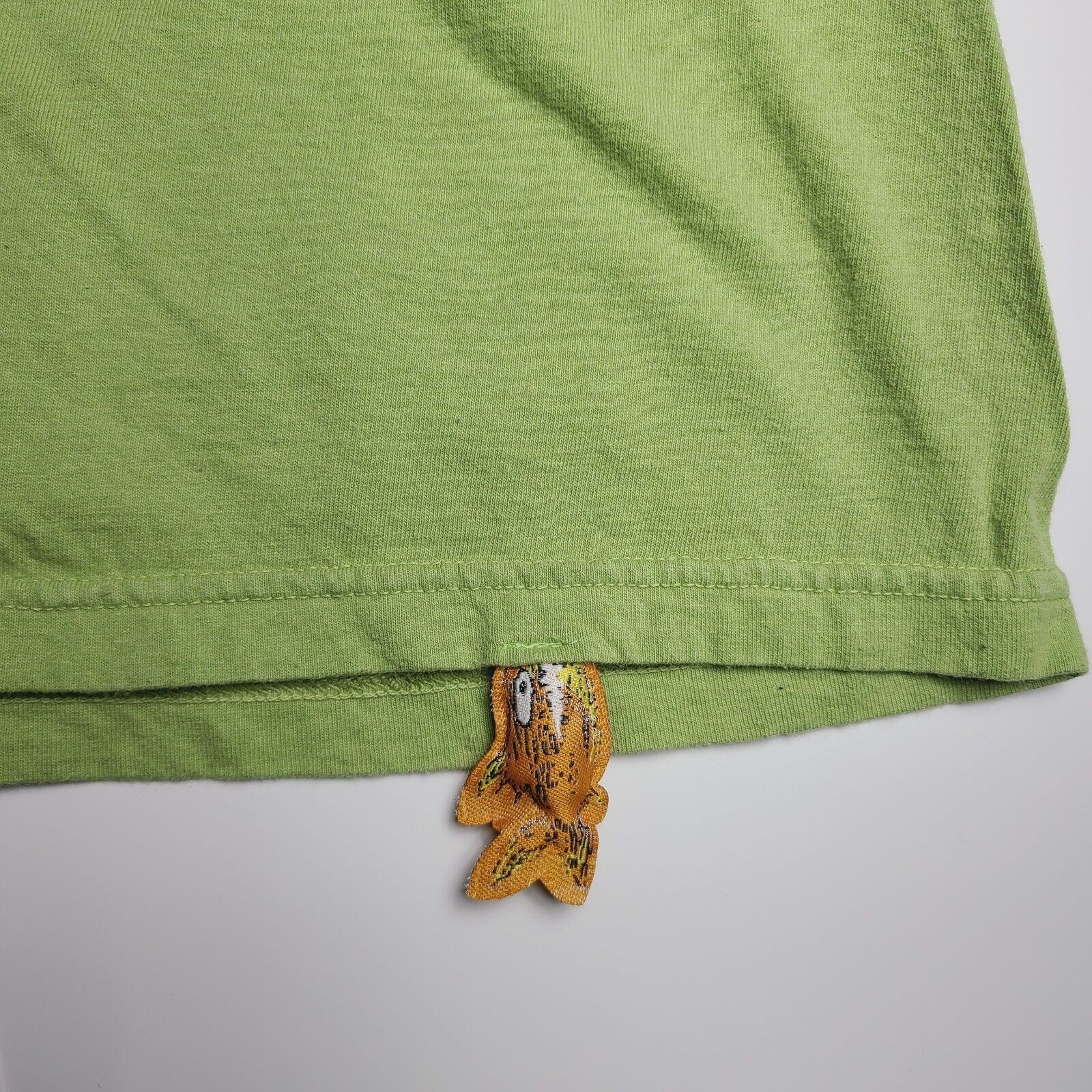 Vintage Piranha Joe Cozumel Mexico Green T-shirt Men's Size Small Double Sided gallery