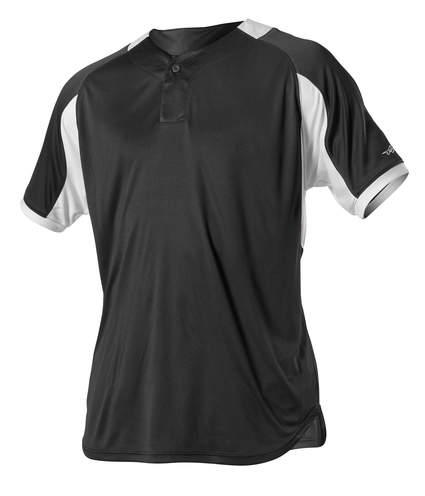 Alleson Athletic 5081B Mens One Button Baseball Jersey