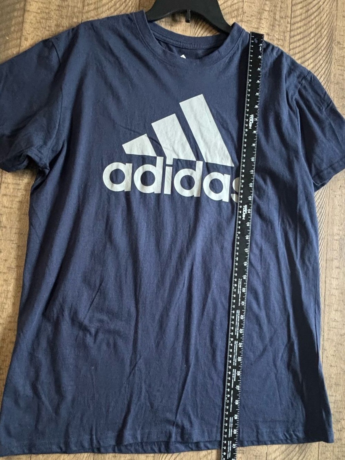 adidas Navy Blue Logo Short Sleeve Tee - XL gallery