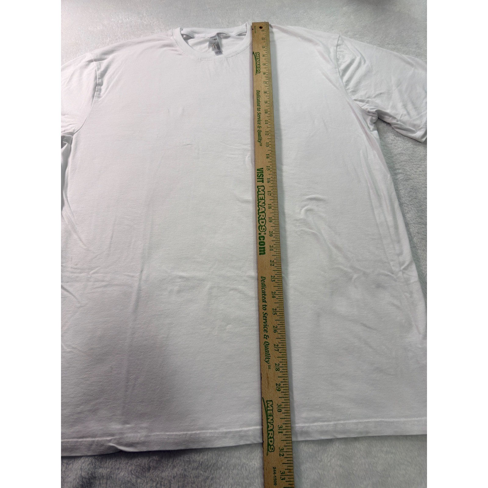 Royal Avalon Sun-Ray Bamboo Cotton Blend UPF 50+ White T-Shirt Mens XL gallery