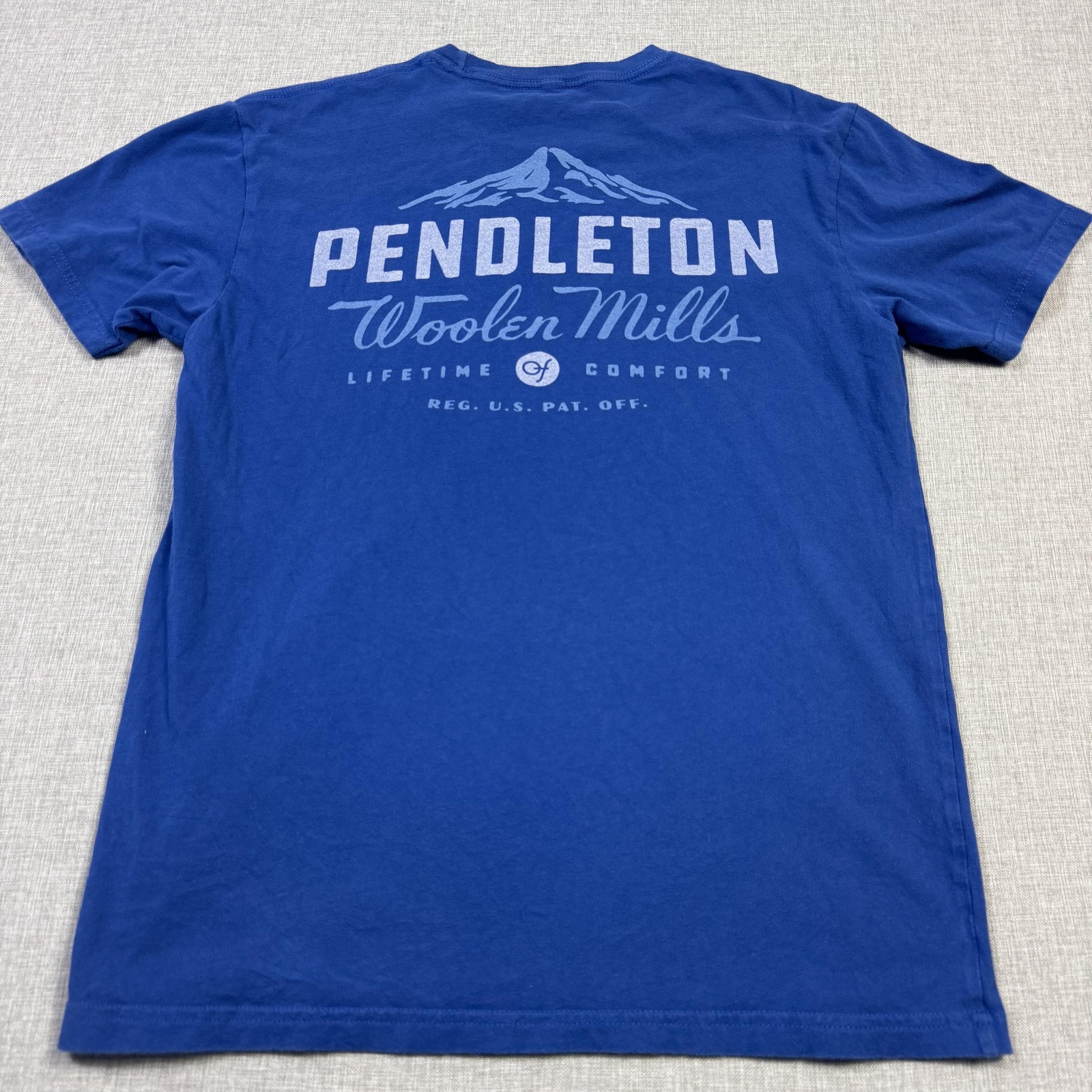 Pendleton Shirt Mens Medium Blue Graphic Tagless Made In Nicaragua Woolen Mills gallery