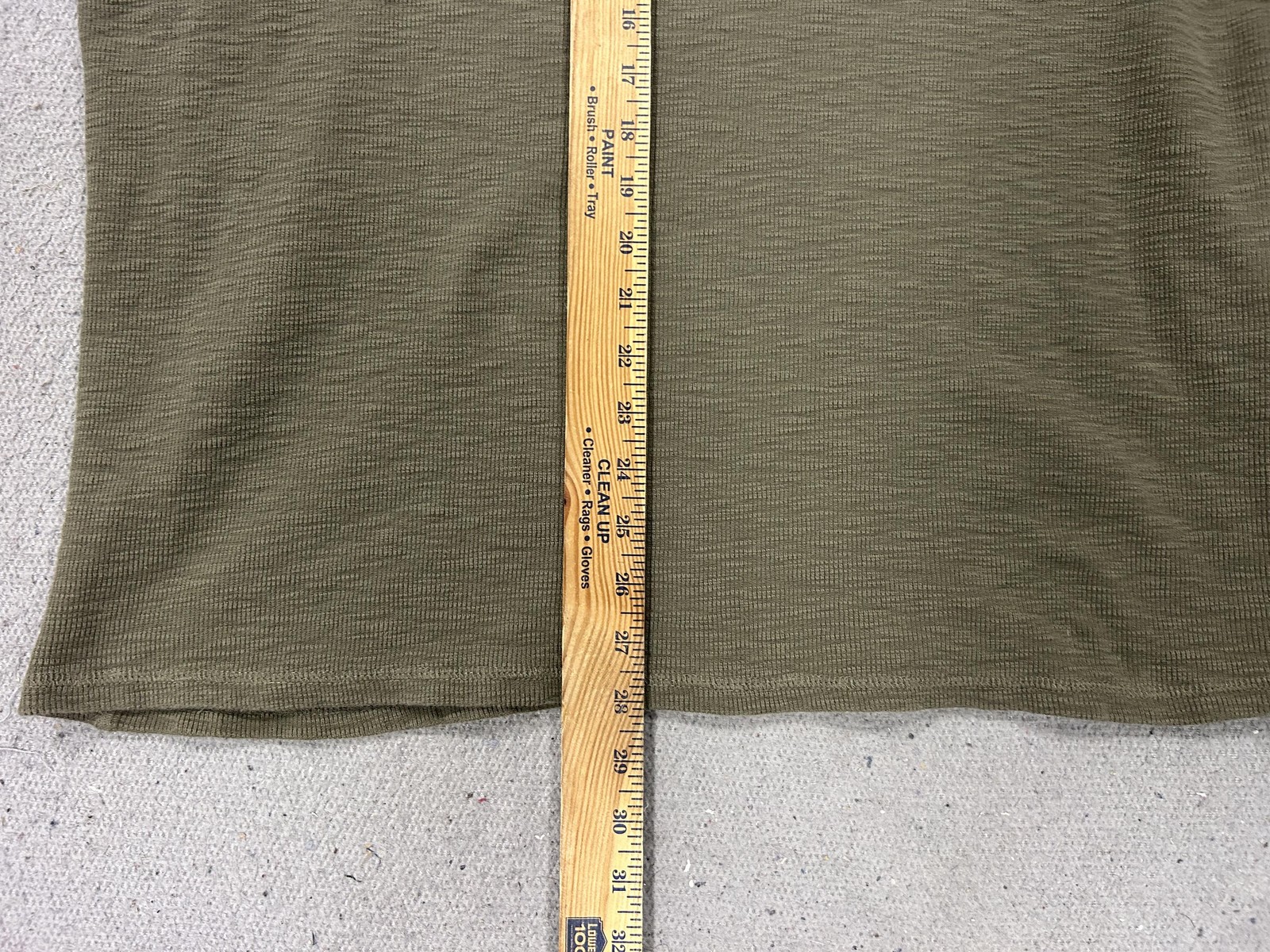 AllSaints Henley Shirt Mens XL Green Waffle Knit Long Sleeve Regular Fit gallery