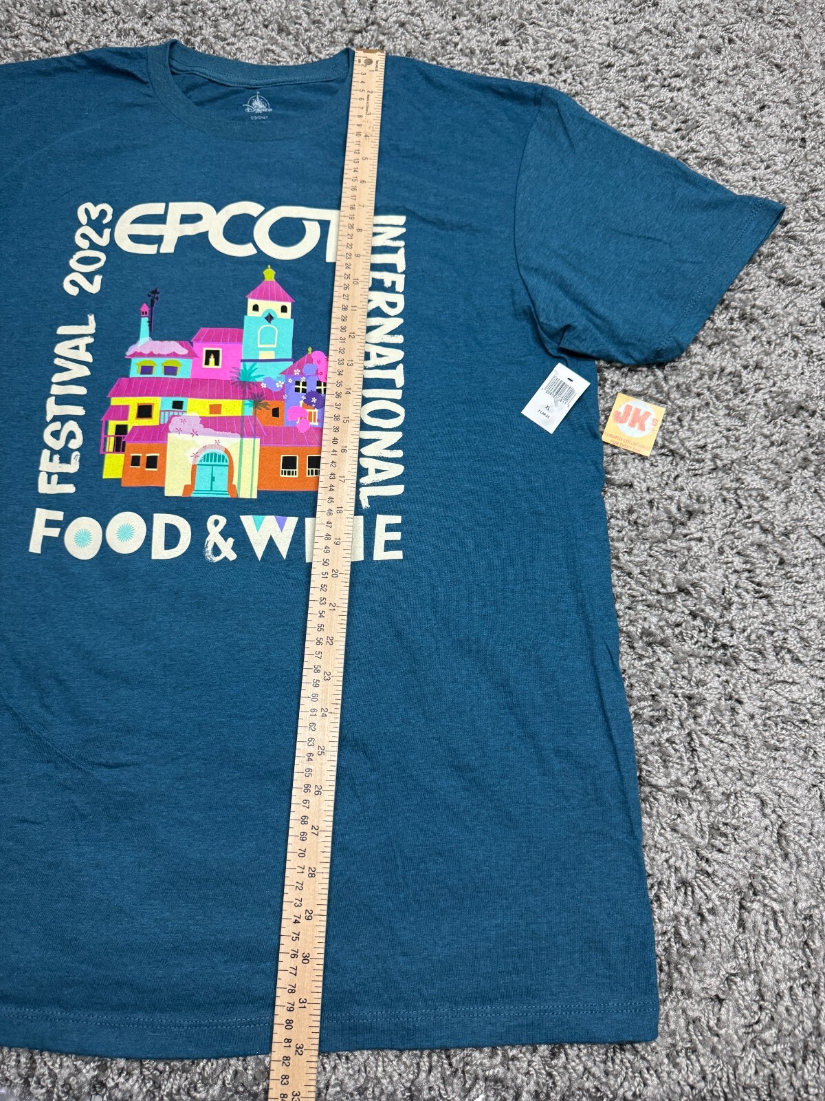 NEW Disney Parks Shirt Adult XL Blue Epcot Food And Wine Festival Encanto Casa gallery