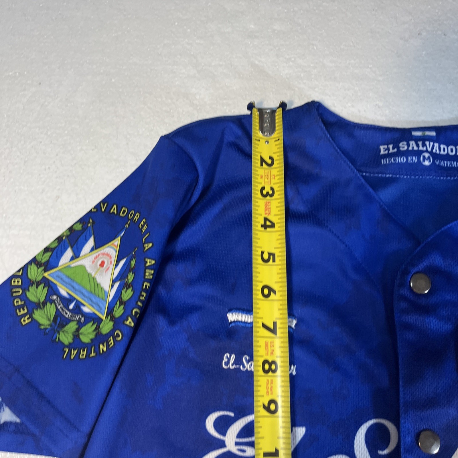 EL Salvador Baseball Shirt Size M All Over Print gallery