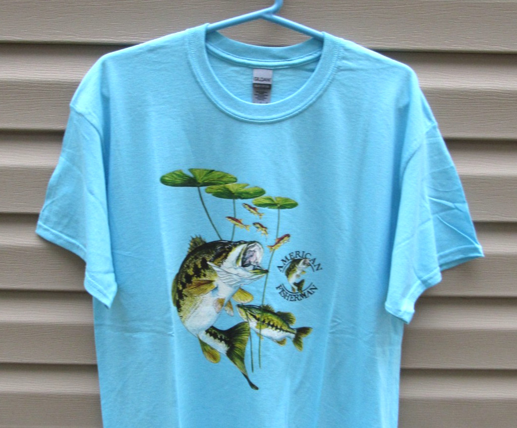 American Fisherman carp short sleeve blue T shirt - Large gallery