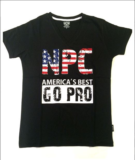 Mens Workout NPC Bodybuilding Wear Combed 100% Cotton V-Neck Top Gym T-Shirt gallery