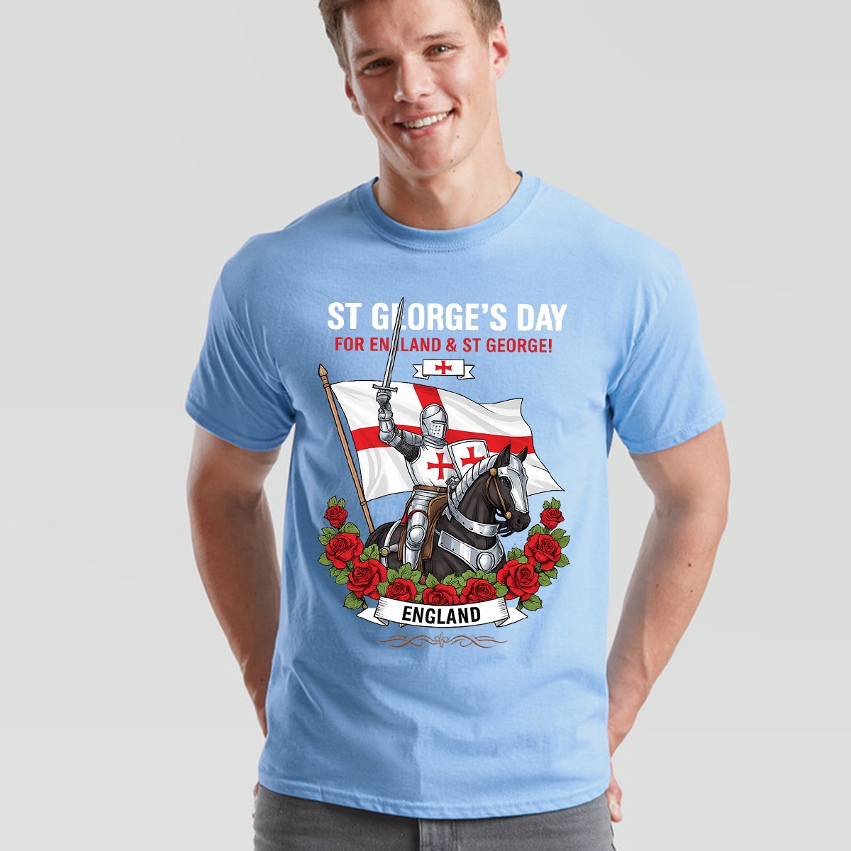 St Georges Day Outfit Idea Unisex Knight Horse Saint George Tshirt gallery